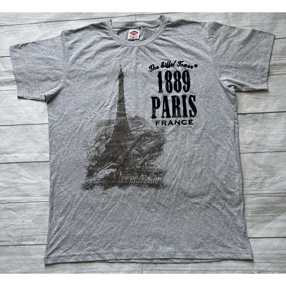 Eiffel Tower 1889 Paris France Size XL T Shirt Nice Graphic